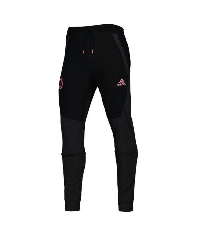 Men's Black Juventus Travel Pants $45.60 Pants