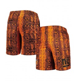 Men's Orange New York Giants Summer Pop Shorts $41.59 Shorts