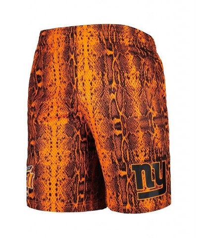 Men's Orange New York Giants Summer Pop Shorts $41.59 Shorts