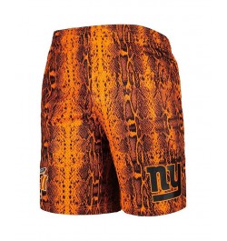 Men's Orange New York Giants Summer Pop Shorts $41.59 Shorts