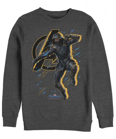 Marvel Men's Avengers Endgame Ronin Jump Action Pose, Crewneck Fleece Gray $31.89 Sweatshirt