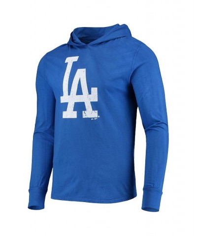 Men's Clayton Kershaw Royal Los Angeles Dodgers Softhand Player Long Sleeve Hoodie T-shirt $35.99 T-Shirts