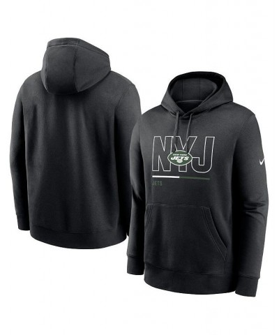 Men's Black New York Jets City Code Club Fleece Pullover Hoodie $39.95 Sweatshirt