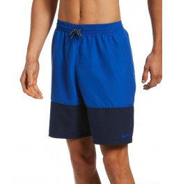 Men's Split Colorblocked 9" Swim Trunks PD02 $20.20 Swimsuits