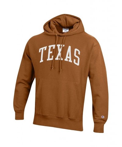 Men's Texas Orange Texas Longhorns Team Arch Reverse Weave Pullover Hoodie $43.70 Sweatshirt