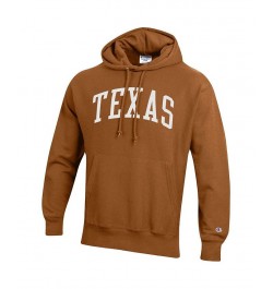 Men's Texas Orange Texas Longhorns Team Arch Reverse Weave Pullover Hoodie $43.70 Sweatshirt