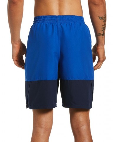 Men's Split Colorblocked 9" Swim Trunks PD02 $20.20 Swimsuits