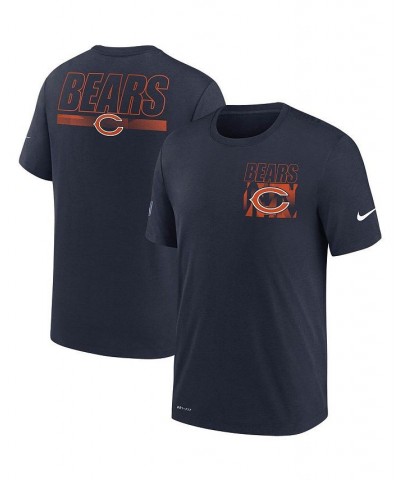 Men's Navy Chicago Bears Sideline Facility Playbook Performance T-shirt $21.23 T-Shirts