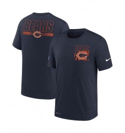 Men's Navy Chicago Bears Sideline Facility Playbook Performance T-shirt $21.23 T-Shirts