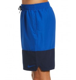 Men's Split Colorblocked 9" Swim Trunks PD02 $20.20 Swimsuits