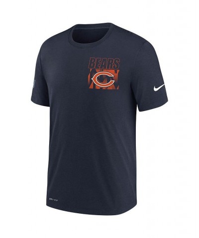 Men's Navy Chicago Bears Sideline Facility Playbook Performance T-shirt $21.23 T-Shirts