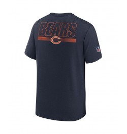 Men's Navy Chicago Bears Sideline Facility Playbook Performance T-shirt $21.23 T-Shirts