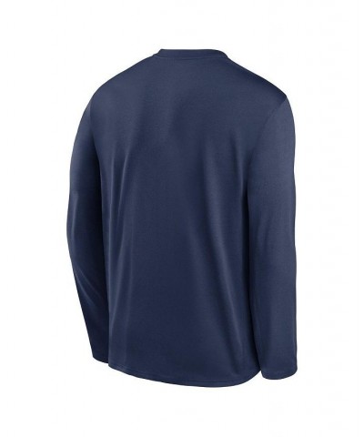 Men's Navy Toronto Blue Jays Authentic Collection Team Logo Legend Performance Long Sleeve T-shirt $29.69 T-Shirts