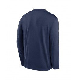 Men's Navy Toronto Blue Jays Authentic Collection Team Logo Legend Performance Long Sleeve T-shirt $29.69 T-Shirts