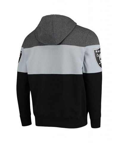 Men's Heathered Gray, Silver Las Vegas Raiders Extreme Fireballer Pullover Hoodie Heathered Gray, Silver $30.36 Sweatshirt