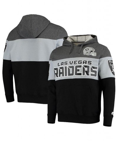 Men's Heathered Gray, Silver Las Vegas Raiders Extreme Fireballer Pullover Hoodie Heathered Gray, Silver $30.36 Sweatshirt