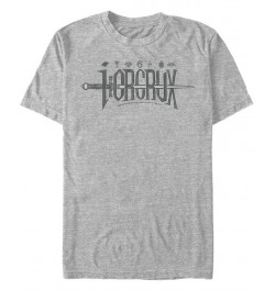 Men's Seven Horcrux Short Sleeve Crew T-shirt Gray $16.45 T-Shirts