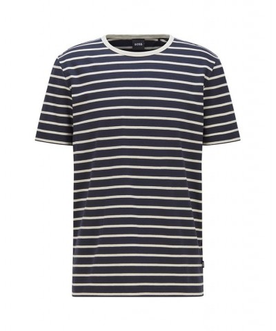 BOSS Men's Regular-Fit T-shirt Blue $31.20 T-Shirts