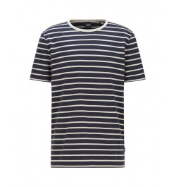 BOSS Men's Regular-Fit T-shirt Blue $31.20 T-Shirts