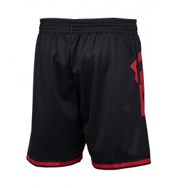 Men's Black Toronto Raptors Hardwood Classics Big Face 2.0 Shorts $25.42 Shorts