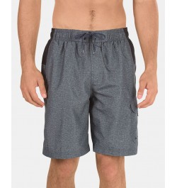 Men's Marina Sport VaporPLUS 9" Swim Trunks Heather Grey $18.96 Swimsuits