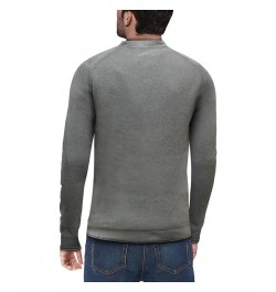 Men's Basic Ribbed Cardigan Gray $28.49 Sweaters