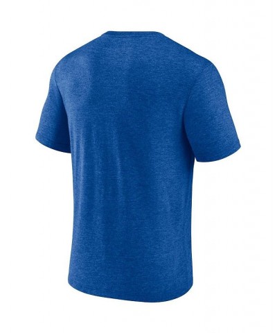 Men's Branded Heathered Royal Chicago Cubs Badge of Honor Tri-Blend T-shirt $21.60 T-Shirts