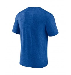 Men's Branded Heathered Royal Chicago Cubs Badge of Honor Tri-Blend T-shirt $21.60 T-Shirts