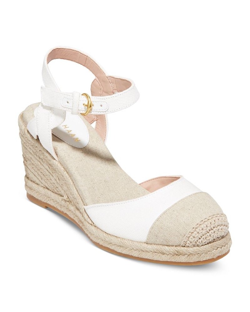 Women's Cloudfeel Ankle-Strap Espadrille Wedge Pumps PD01 $73.10 Shoes