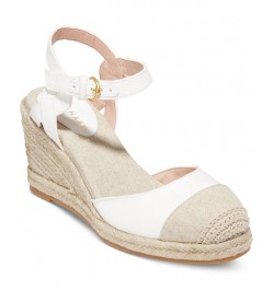 Women's Cloudfeel Ankle-Strap Espadrille Wedge Pumps PD01 $73.10 Shoes