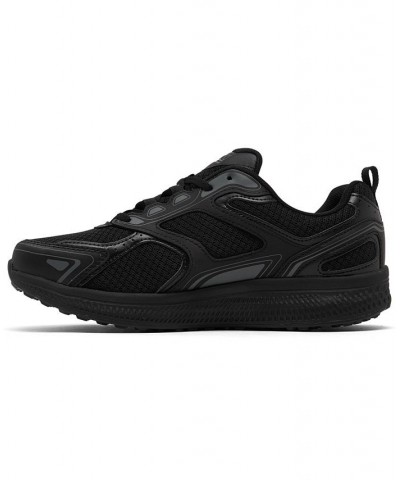 Women's GO run Consistent Running Sneakers Black $33.80 Shoes