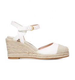 Women's Cloudfeel Ankle-Strap Espadrille Wedge Pumps PD01 $73.10 Shoes