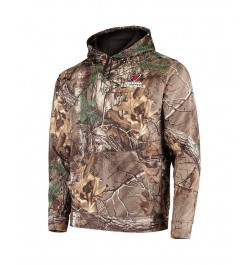 Men's Realtree Camo Arizona Cardinals Circle Champion Tech Fleece Pullover Hoodie $40.49 Sweatshirt