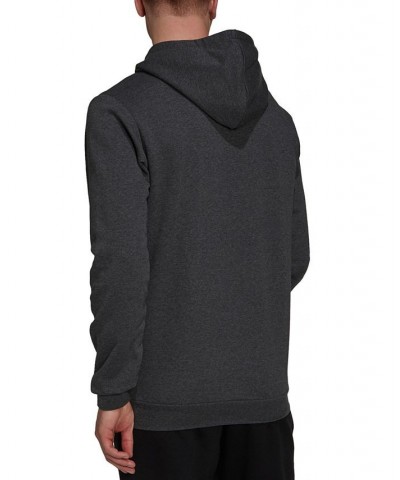 Men's Feel Cozy Essentials Fleece Pullover Hoodie Dark Grey Heather $24.75 Sweatshirt