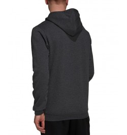 Men's Feel Cozy Essentials Fleece Pullover Hoodie Dark Grey Heather $24.75 Sweatshirt