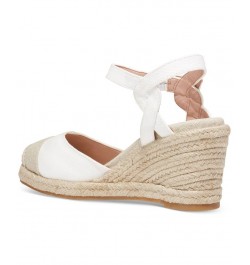 Women's Cloudfeel Ankle-Strap Espadrille Wedge Pumps PD01 $73.10 Shoes