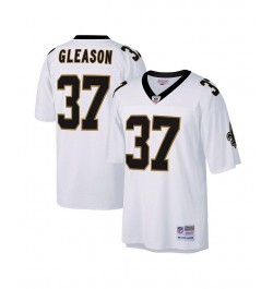 Men's Steve Gleason White New Orleans Saints Big and Tall 2006 Retired Player Replica Jersey $83.30 Jersey