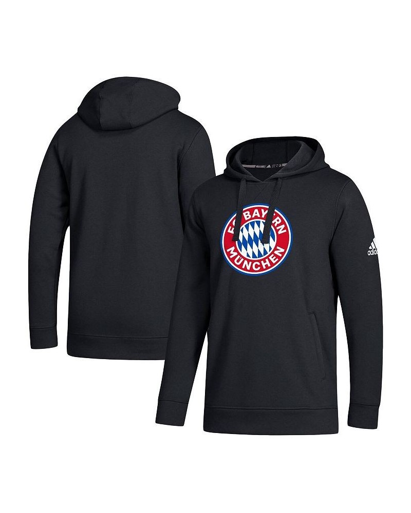 Men's Black Bayern Munich Primary Logo Pullover Hoodie $29.28 Sweatshirt