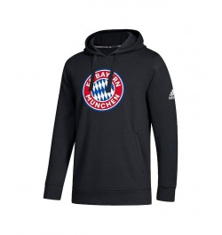 Men's Black Bayern Munich Primary Logo Pullover Hoodie $29.28 Sweatshirt