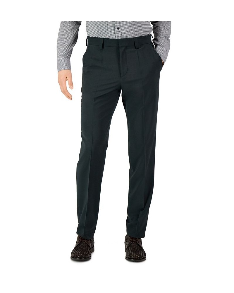 Boss Men's Modern-Fit Super Flex Suit Pants Green $87.36 Suits