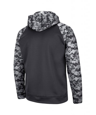 Men's Charcoal Purdue Boilermakers OHT Military-Inspired Appreciation Digi Camo Big and Tall Pullover Hoodie $36.75 Sweatshirt