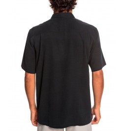 Men's Tahiti Palms Short Sleeve Shirt Black $36.96 Shirts