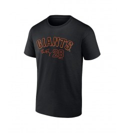 Men's Branded Buster Posey Black San Francisco Giants Player Name and Number T-shirt $18.62 T-Shirts