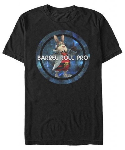 Nintendo Men's Star Fox Barrel Role Pro Short Sleeve T-Shirt Black $14.00 T-Shirts