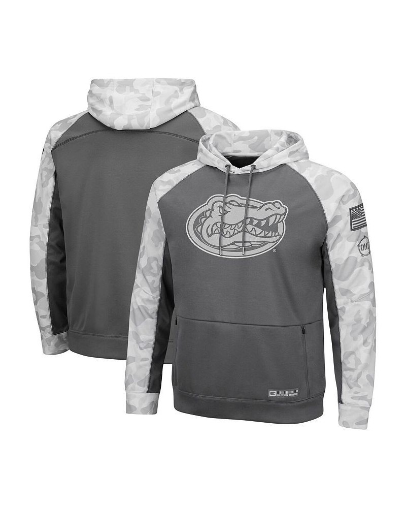 Men's Gray, Arctic Camo Florida Gators OHT Military-Inspired Appreciation Tonal Raglan Pullover Hoodie $40.00 Sweatshirt