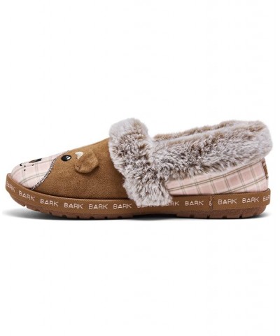 Women's BOBS Too Cozy - Cutie Pupz Slippers Brown $18.00 Shoes