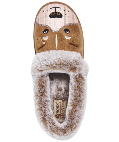 Women's BOBS Too Cozy - Cutie Pupz Slippers Brown $18.00 Shoes