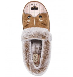 Women's BOBS Too Cozy - Cutie Pupz Slippers Brown $18.00 Shoes