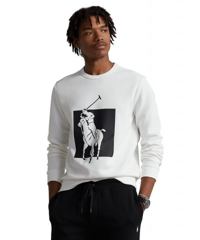 Men's Big Pony Double-Knit Sweatshirt White $69.56 Sweatshirt