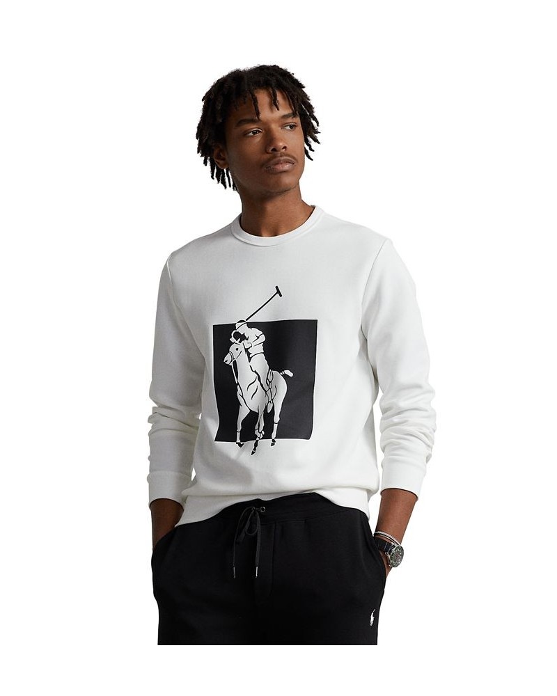 Men's Big Pony Double-Knit Sweatshirt White $69.56 Sweatshirt